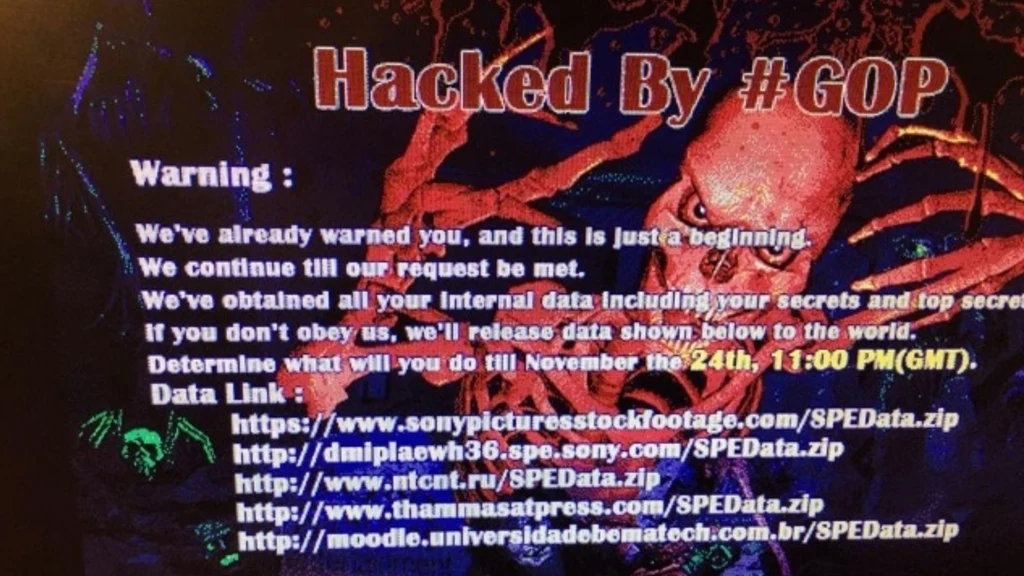 Pantalla Hacked by GOP